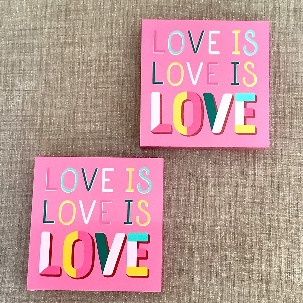 Valentines Day Love is Love Wall Decor